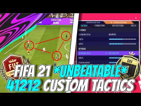 FIFA 21 *UNSTOPPABLE* 41212 BEST CUSTOM TACTICS/INSTRUCTIONS (UPDATED!) - FIFA 21 ULTIMATE TEAM