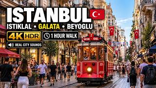 ISTANBUL 4K HDR 🇹🇷 | Exploring Istiklal Avenue, Galata Tower & Historic Beyoglu