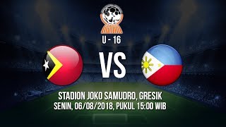 Live Streaming Indosiar Piala AFF U-16, Timor Leste VS Filipina Pukul 15.00 WIB