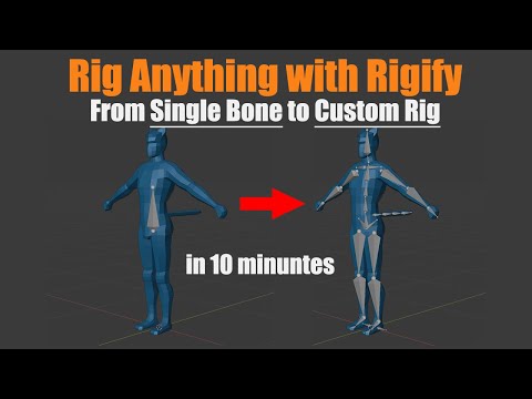 [Blender 2.8~3.6] Rig ANYTHING with Rigify #5-2 - Custom Rig from Scratch
