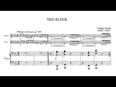 Ludwig Thuille – Piano Trio