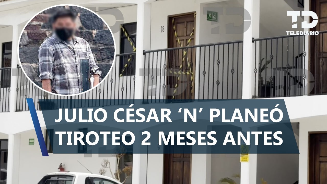 Así es la habitación donde Julio César 'N' se hospedó y planeó el tiroteo ocurrido en Teotihuacán