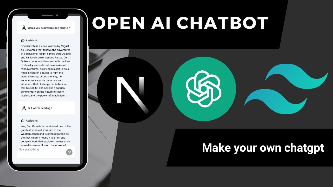 Build an ai chatbot app with Nextjs and Openai