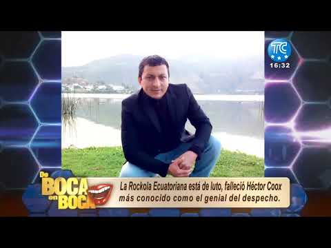 El Covid-19 acabó con la vida del cantante Héctor Coox