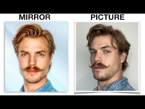 Why You Look UGLY In Pictures, But GOOD In The Mirror...