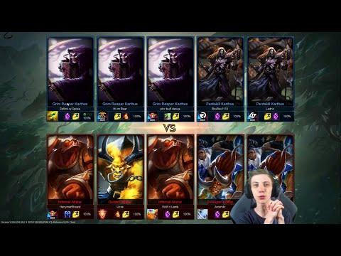 ALL FOR ONE - 5x Karthus vs 5x Alistar
