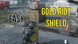 Quickest way to unlock gold for the "riot shield" MW2