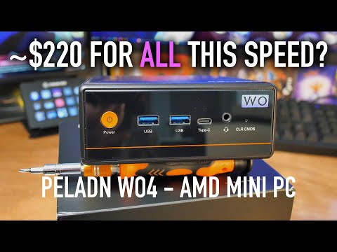 Insane For Only $210 - Peladn WO4 5600H AMD Mini PC Test & Review