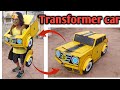 Transformer Car Bumblebee Making Tutorial Step By Step Creative Fancy Dress