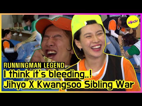 [RUNNINGMAN THE LEGEND] What happened if JIHYO and KWANGSOO wrestle each other🥊 (ENG SUB)