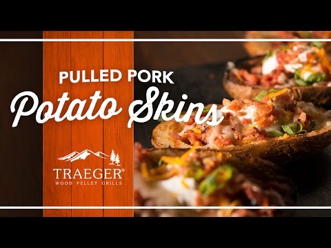 Savory Pulled Pork Potato Skins | Traeger Grills