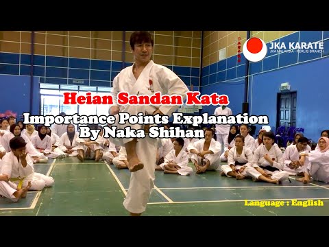 Heian Sandan Kata - Importance Points Explanation by Naka Shihan