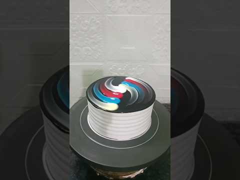 So beautiful colourful cake design #youtubeshorts #cakedesign #decoration #amazingfac #viralshort