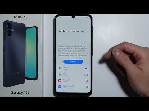 Samsung A06: How to Install Apps from Unknown Sources?