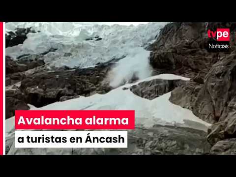 Avalancha sorprende a turistas en laguna Rocotuyoc y alerta por retroceso glaciar