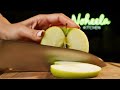 A Apple Noheela Kitchen Perfect Green Apple Slicing ASMR