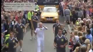 Olympic Torch Relay in Cromer (BBC Live Feed)