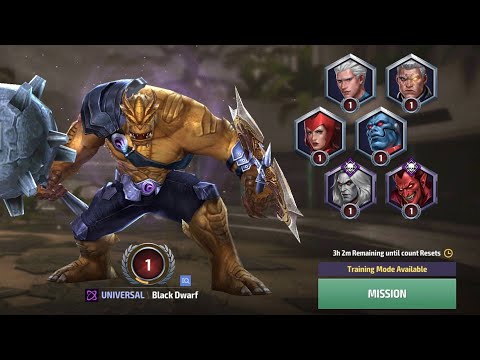 Defeating Black Dwarf - World Boss Raid | Marvel Future Fight ⚠️