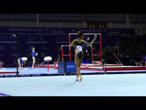 TAEJA JAMES   FX   British Espoir Championships 2014
