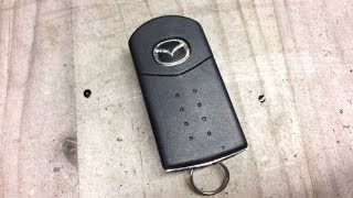 How to change a dead battery on a Mazda key fob