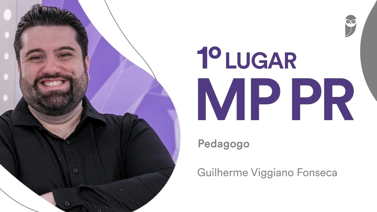 Baile dos Primeiros: Guilherme Viggiano - 1º lugar para Pedagogo no Concurso MP PR