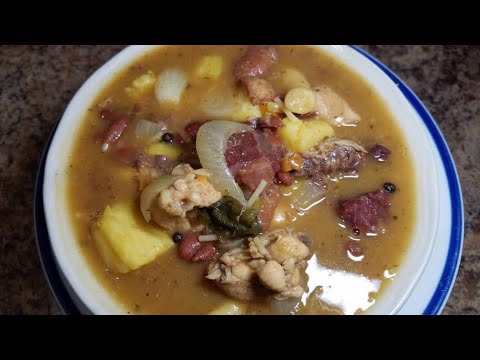 Chicken and Corned Beef Soup || Cook with me from...