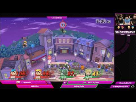 SW 138 - Awestin + MikEffect vs YellowRello + JaySon - Losers Finals Smash 4
