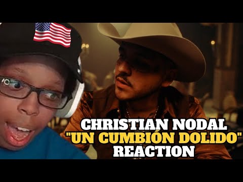 AMERICAN Reacts to Christian Nodal "Un Cumbión Dolido" | FIRST TIME Reacting to Cristian Nodal!