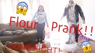 BEST REVENGE FLOUR PRANK ((HE COMPLETELY FELL))