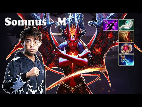 Somnus - Queen of Pain Midlane | Dota 2 7.30e Gameplay
