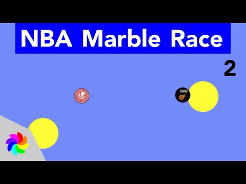 NBA Basketball Marble Race Part 2