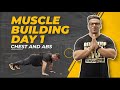 Muscle Building Workout DAY 1 | Chest & Abs | Yatinder Singh
