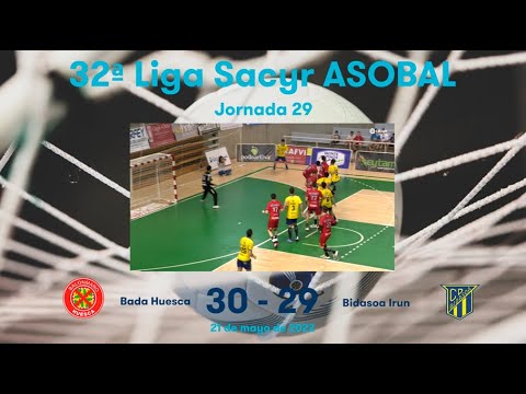 32ª Liga Sacyr ASOBAL J29: Bada Huesca - Bidasoa Irun  30-29