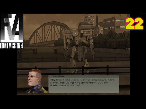 Front Mission 4 Mission 15 Caracas vs Vavilov Minotaur arms showcase フロントミッション フォース