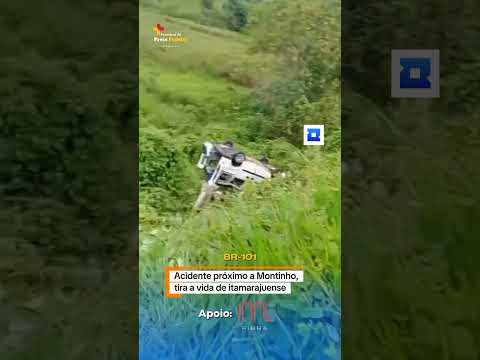 Acidente na BR-101, próximo ao distrito de Montinho em Itabela/BA. #bahia #noticias