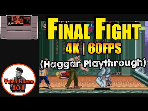 Final Fight Haggar Playthrough | Video Games 101