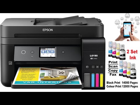 Epson l6190 wi-fi duplex all-in-one ink tank printer, for of...