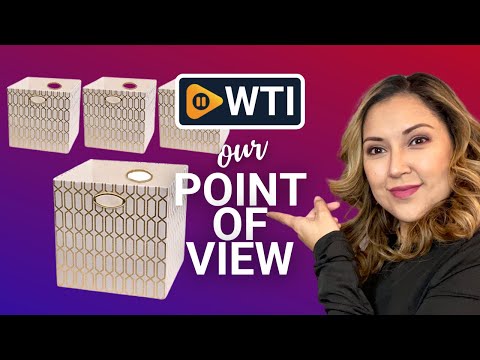 Posprica Cube Storage Bins - WTI product video review