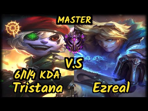 PNG Matsu (TRISTANA) vs EZREAL - 6/1/4 KDA BOTTOM ADC GAMEPLAY - BR Ranked MASTER
