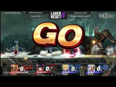 Laser Reset 5 - Smash 4 Doubles - Nabster & Vexieal vs. PCS | Nab & Jezza Holl - Winners Round 2