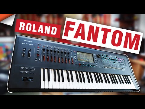 The Roland Fantom Synthesizer In Action