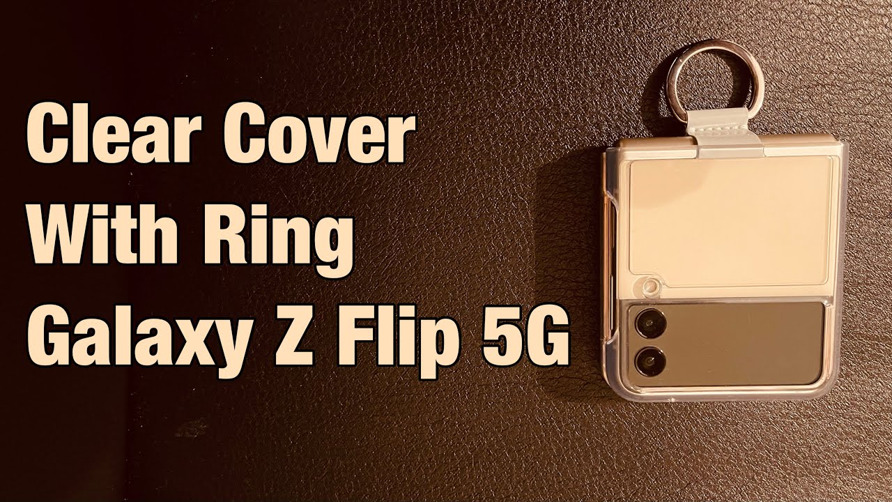 How To Install Samsung Z Flip Clear Cover | Case With Ring | Quick Guide