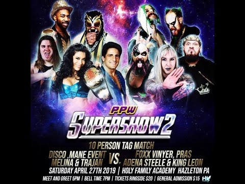 Ten Man Tag Team Match - PPW Super Show 2 - April 27, 2019