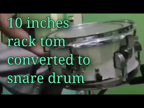 rack tom converted to snare drum