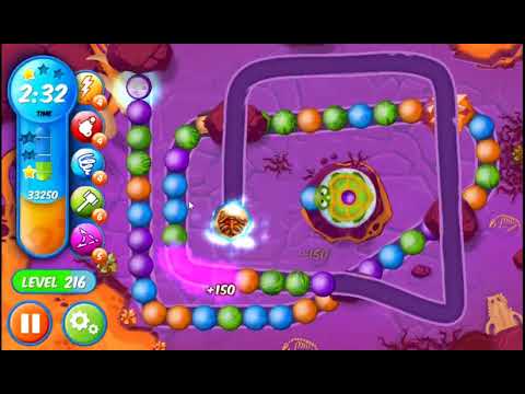 Marble Woka Woka Level 216 - NO BOOSTERS 🐢 | SKILLGAMING ✔️