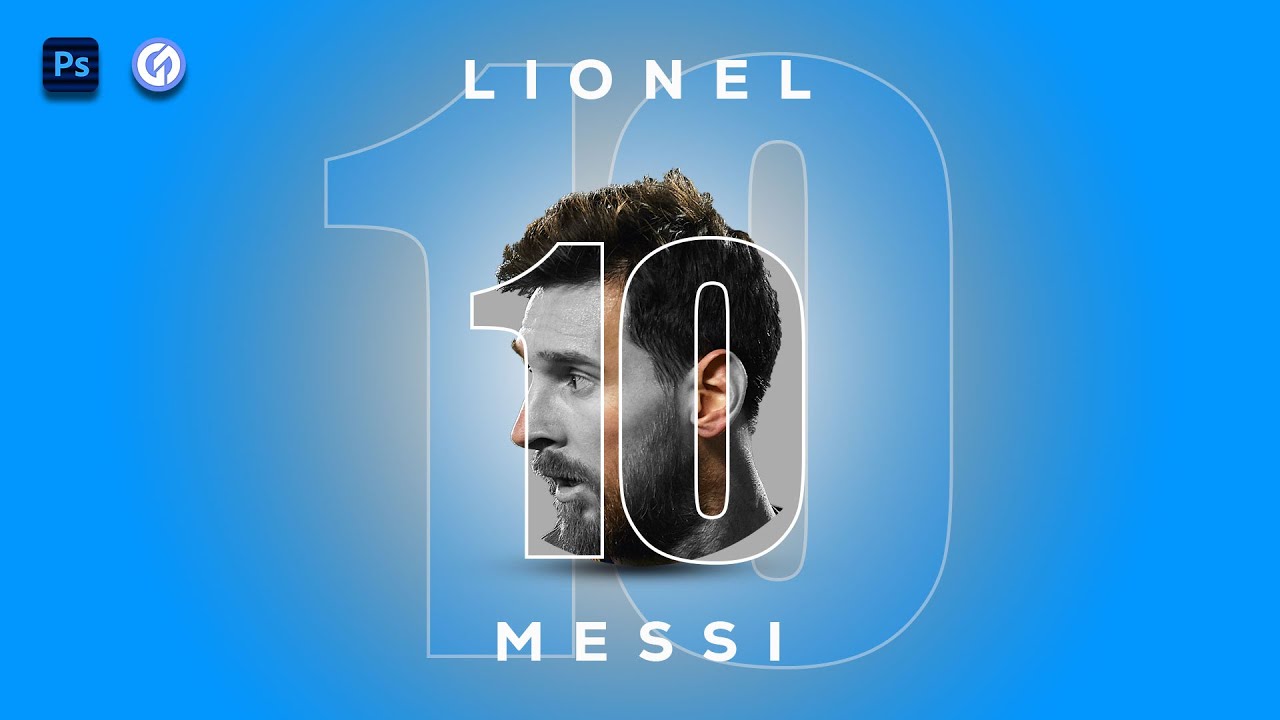 Creating a Stunning Lionel Messi Poster in Photoshop: Step-by-Step Design Tutorial