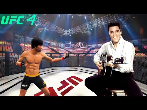 🐯UFC 4 |Bruce Lee vs. Elvis Aaron Presley - Tiger Fight🐯