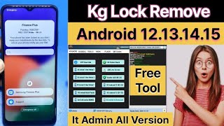 🔐✅ Kg Lock Remove Permanent | Samsung Finance Lock Open | Kg Lock Unlock | #kg #unlock #frp #2025