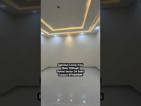 Specious Living Area 3bhk 1250sqft With Lift and Parking Rohini Sector 24 Delhi Call 9711681895