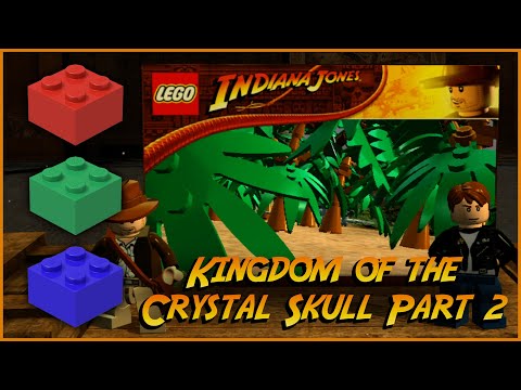 LEGO Indiana Jones 2: The Adventure Continues | CRYSTAL SKULL PART 2 - Red, Green, & Blue Bricks